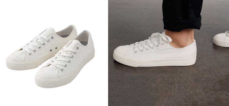  Muji Water Repellent Organic Cotton Sneakers (Ladies)